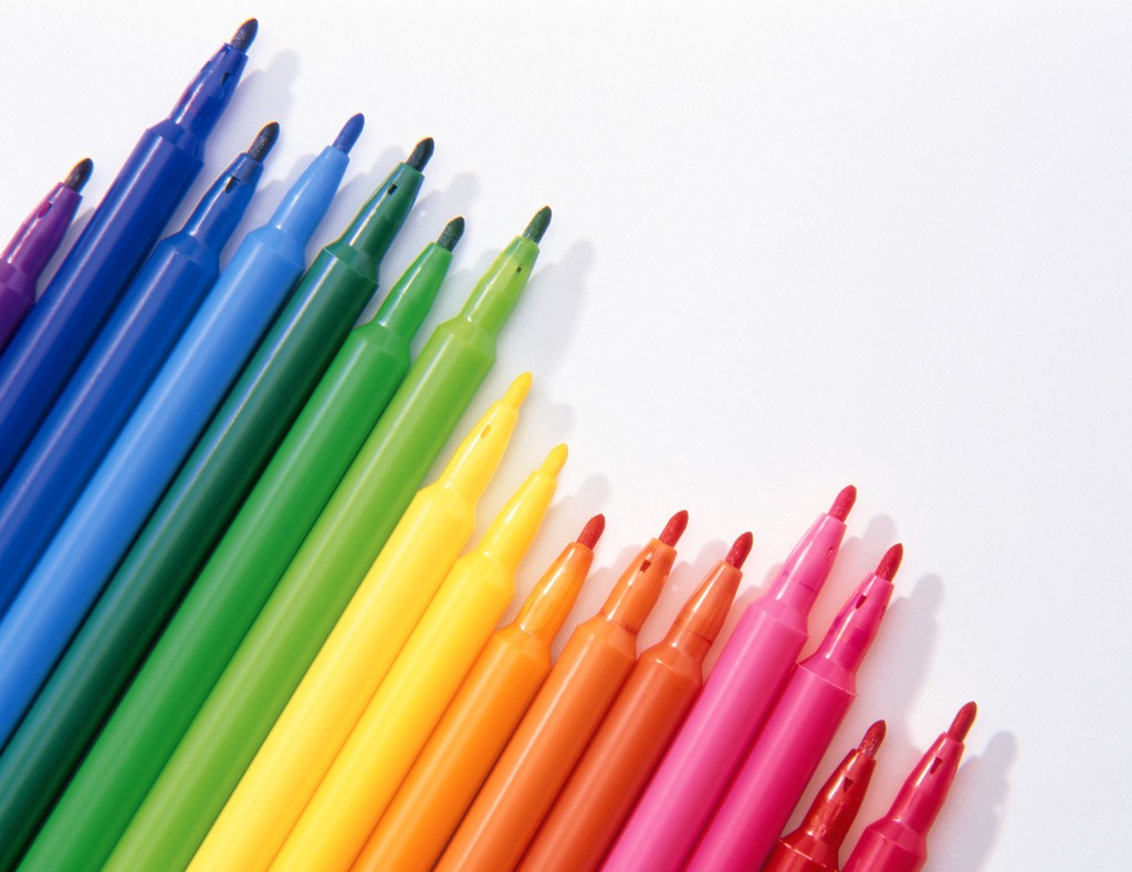 多色水彩笔-环保水性墨水K-12教育